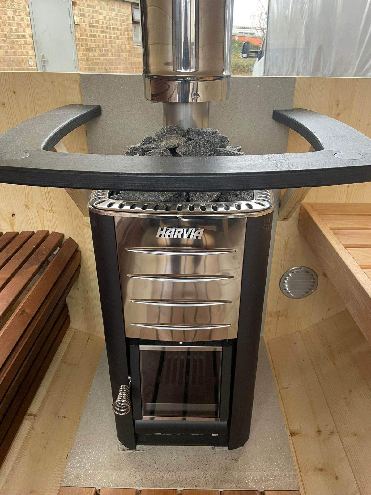Outdoor barrel sauna eBay