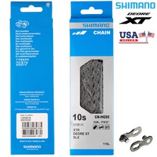 Shimano Deore XT HG-X 10 Speed MTB Chain CN-HG95 Chains MTB Bike w/Quick Link