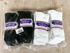 Socks Diabetic 24 PAIR BIG MEN WHITE AND BLACK PHYSICIAN'S CHOICE Size 10-13