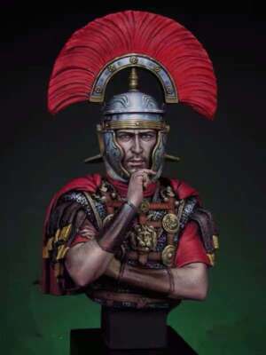 1/12 Scale Resin Bust Ancient Roman Centurion Bust Unassembled Unpainted Model
