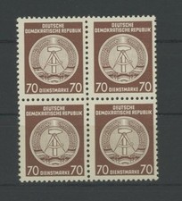 DDR DIENST A 27 4er-BLOCK postfrisch ** Mi. 12.- m1394