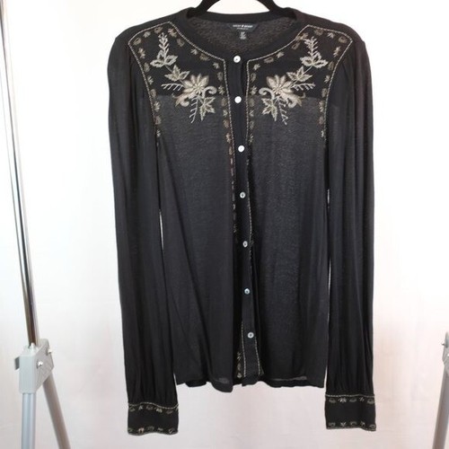 Lightweight Embroidered Cardigan S 