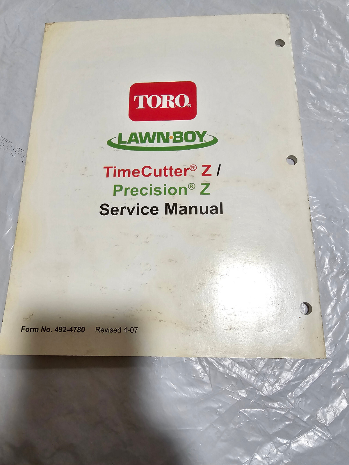 Toro Timecutter Z And Lawn Boy Precision Z Manuals | eBay