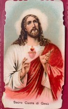 SANTINO HOLY CARD, THE SACRED HEART OF JESUS - REF. 11434
