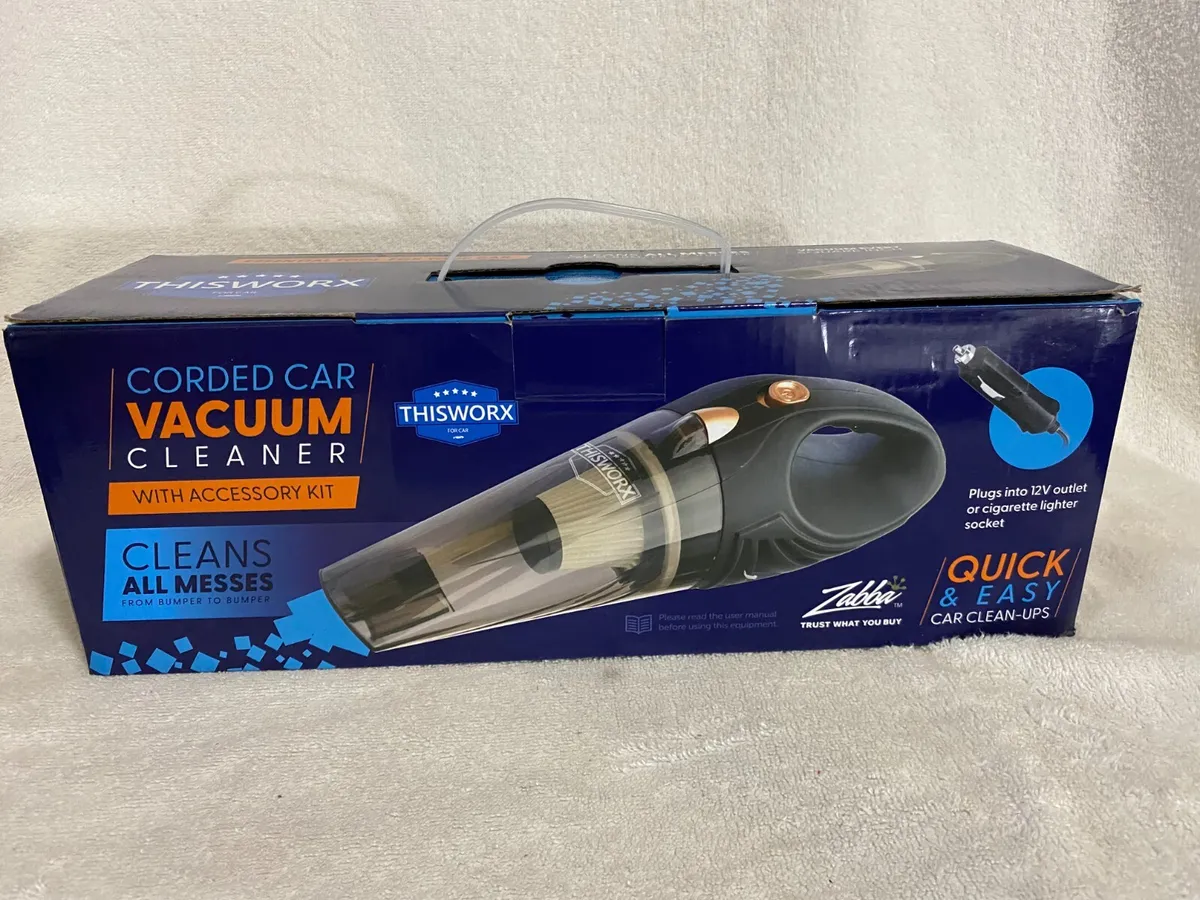 THISWORX Car Vacuum Cleaner-Portable, High Power, Wet & Dry Mini Handheld  Vacuum