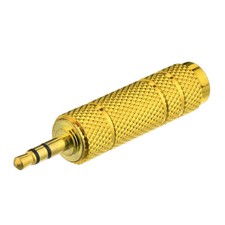 New Audio Stereo Adapter 3.5mm to 6.35mm 1/4" Stereo ADAPTERS for Headphones
