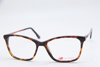 NEW NEW BALANCE NB 404304 HAVANA BLACK PINK AUTHENTIC FRAMES EYEGLASSES 53-16