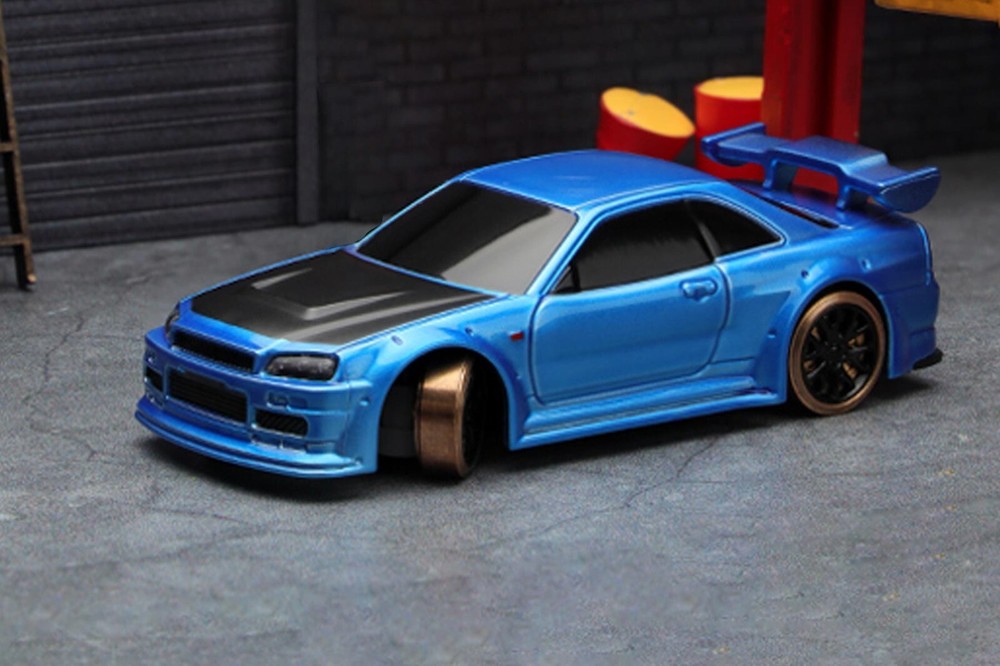 Turbo Racing 1/76 Scale 2WD Drift Car RTR Micro RC Car High-Performance Drifting