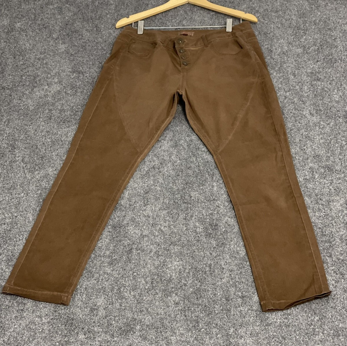 JIAN YE】24AW DRGN SKIN PANTS (Brown) 2024-25AW JIAN YE DRGN