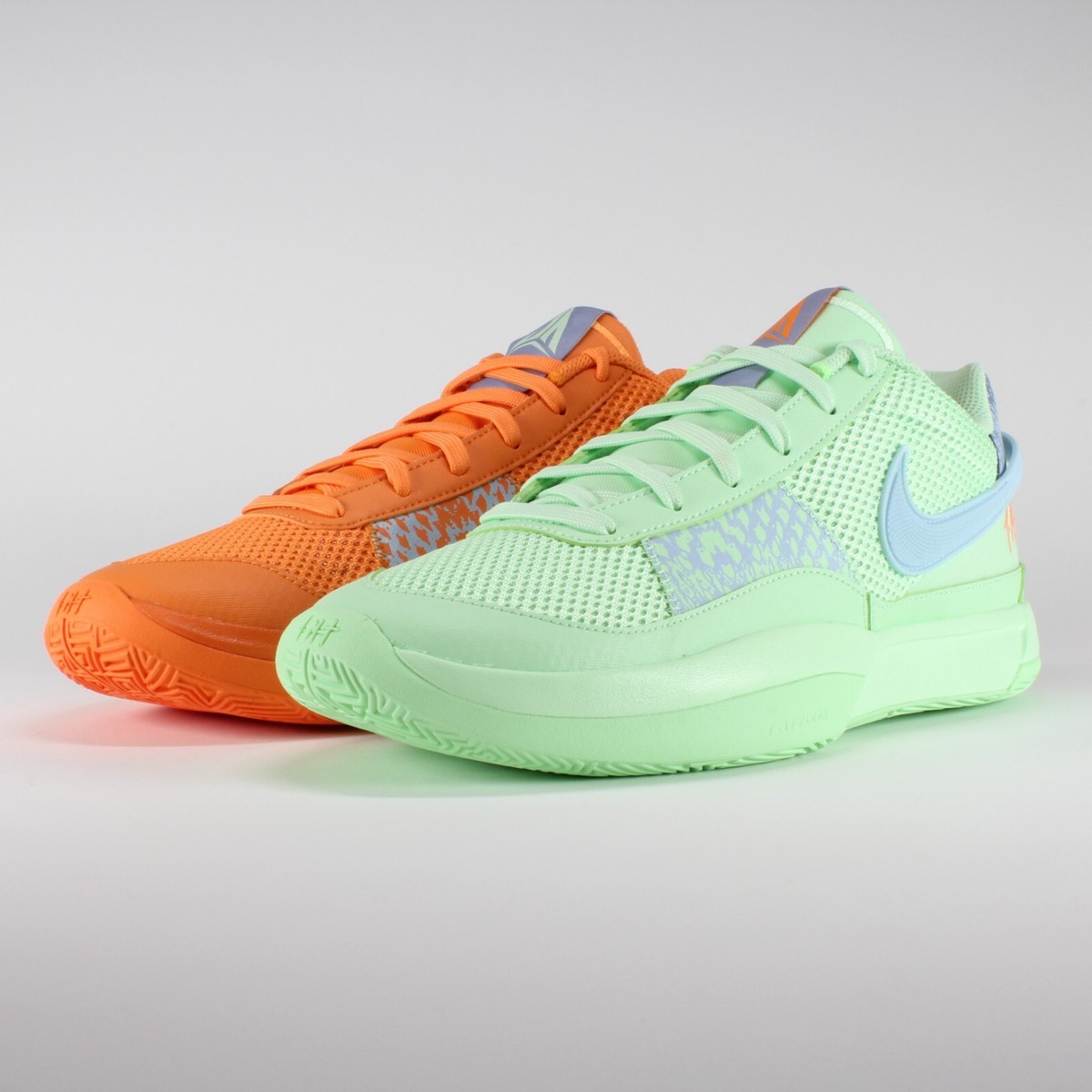 Nike JA 1 'Mismatched' Mandarin Orange Green FQ4796-800 Nike JA 1 'Mismatched' Mandarin Orange Green FQ4796-800