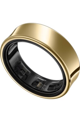 Brand New Samsung Galaxy Ring Titanium Gold SM-Q502 Smart Ring Bluetooth Size 12