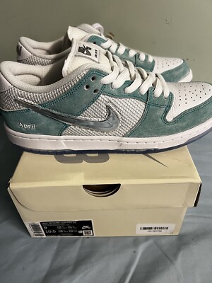 Size 9 - Nike SB Dunk Low x April Skateboards Turbo Green | eBay
