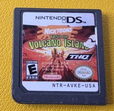 Nicktoons: Battle for Volcano Island (2006) Nintendo DS Cartridge Tested Works