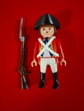 Playmobil Figur Abenteuer=Rotrock=Englischer Soldat=Gewehr Bajonett==(E2)