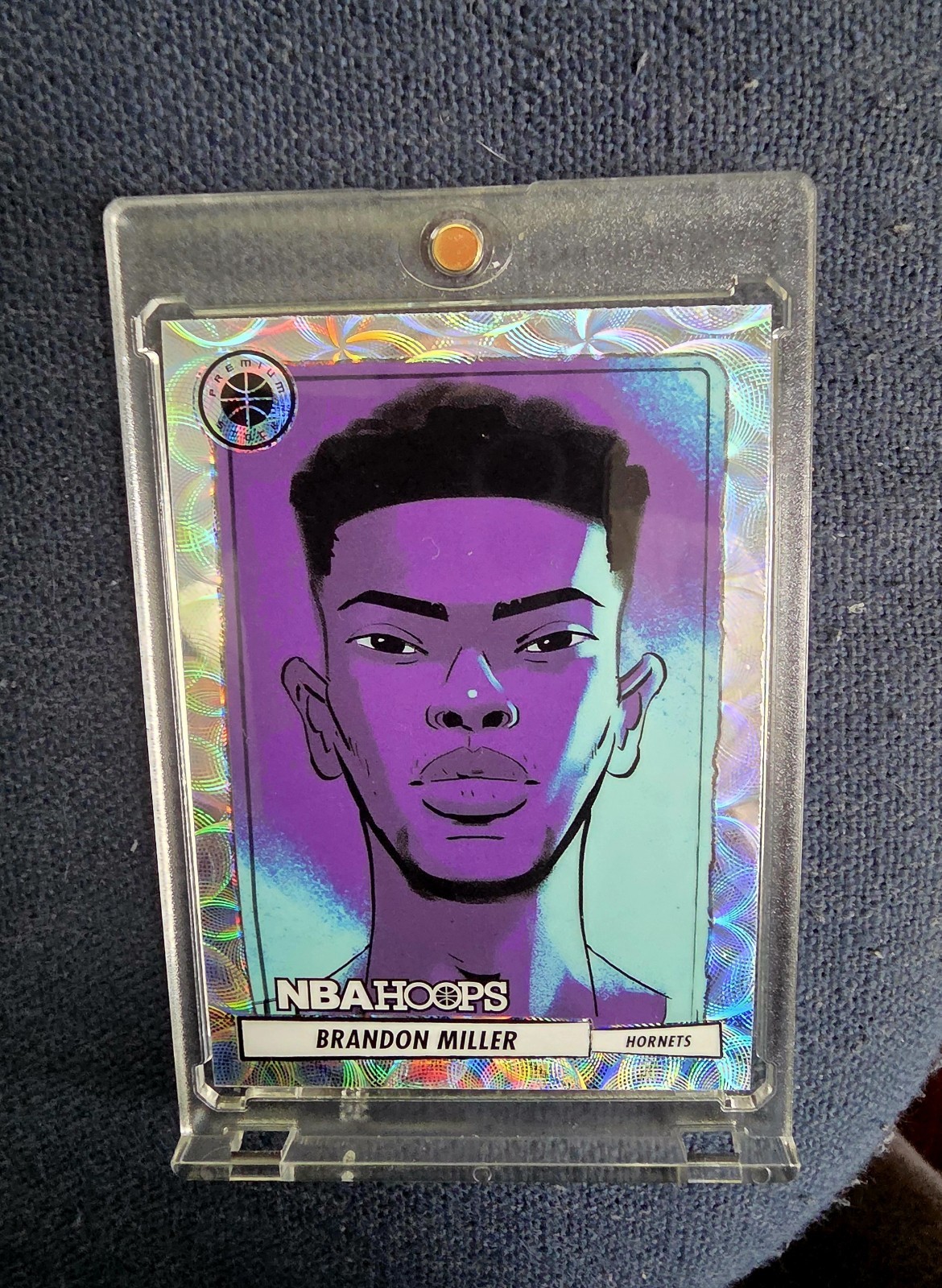 2023-24 Panini Nba Hoops Premium Stock - Presentations Brandon Miller (RC) CENTE