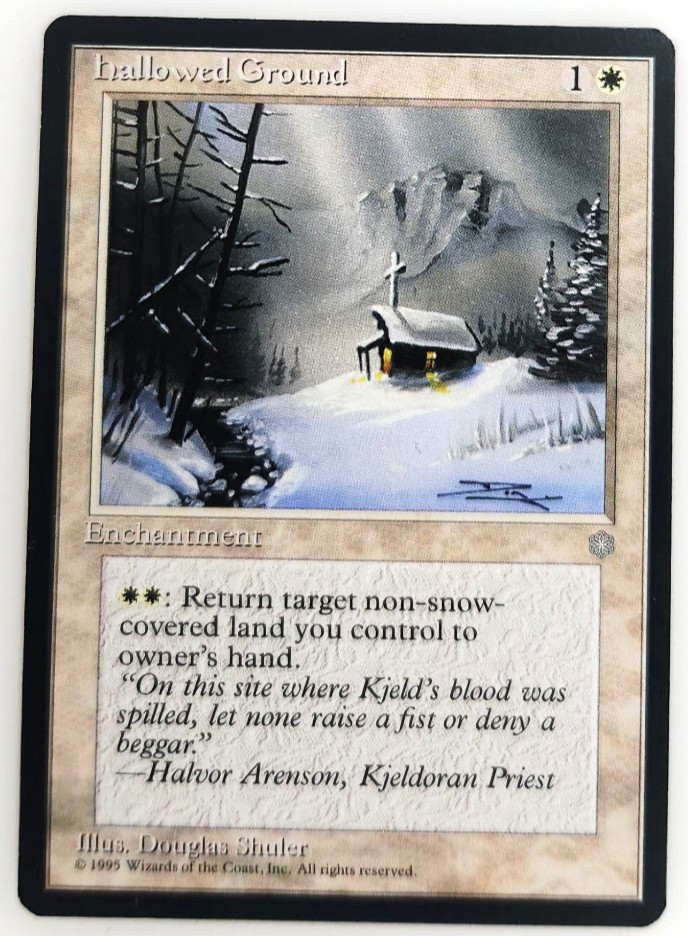 Magic the Gathering Hallowed Ground Ice Age #29 NM