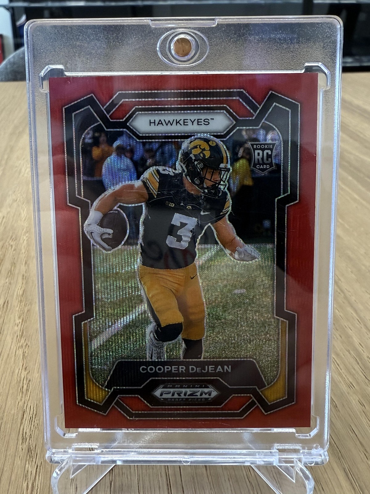 2024 Panini Prizm Draft Picks #113 Cooper Dejean Red #/299