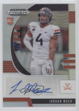 2020 Panini Prizm Draft Picks Rookies Silver Jordan Mack #180 Auto 0cv