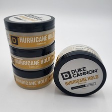 Set of 4 Duke Cannon Hurricane Hold Pomade Maximum Hold No Shine 2oz