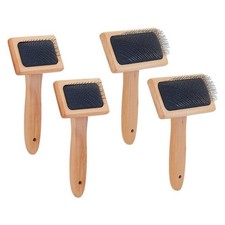 1X(4Pcs Wool Brush Hand Carders Slicker Brush Needle Felting Brush with4833