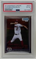 Stephen Strasburg 2010 Bowman Chrome Prospects Washington Nationals RC #BCP1 PSA