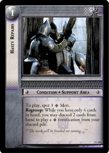 Hasty Repairs - Foil Moderately Played LOTR: The Return of the King (Foil)