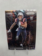2025 Panini Prizm - Fireworks TreVeyon Henderson #24 Silver Prizm (RC)