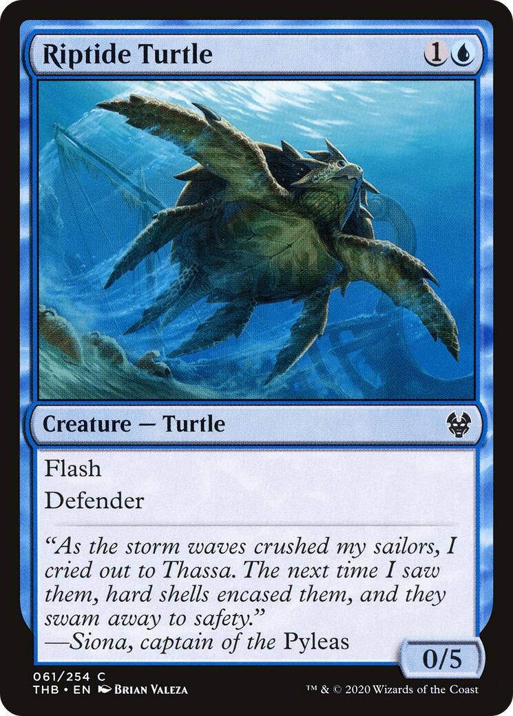 LP - Riptide Turtle THB - 61 Theros Beyond Death