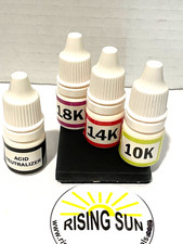 Gold Tester, Gold Test Kit, Gold Tester, Gold Acid 10K, 14K, 18K, Test Stone, a