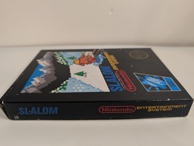 Slalom - Nintendo NES, Complete In Box, 5 Screw, Hang Tab, Authentic OEM, VG