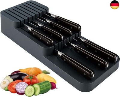 BOAA Fresh Messerorganizer für 18 Messer ? Platzsparender, Rutschfester 