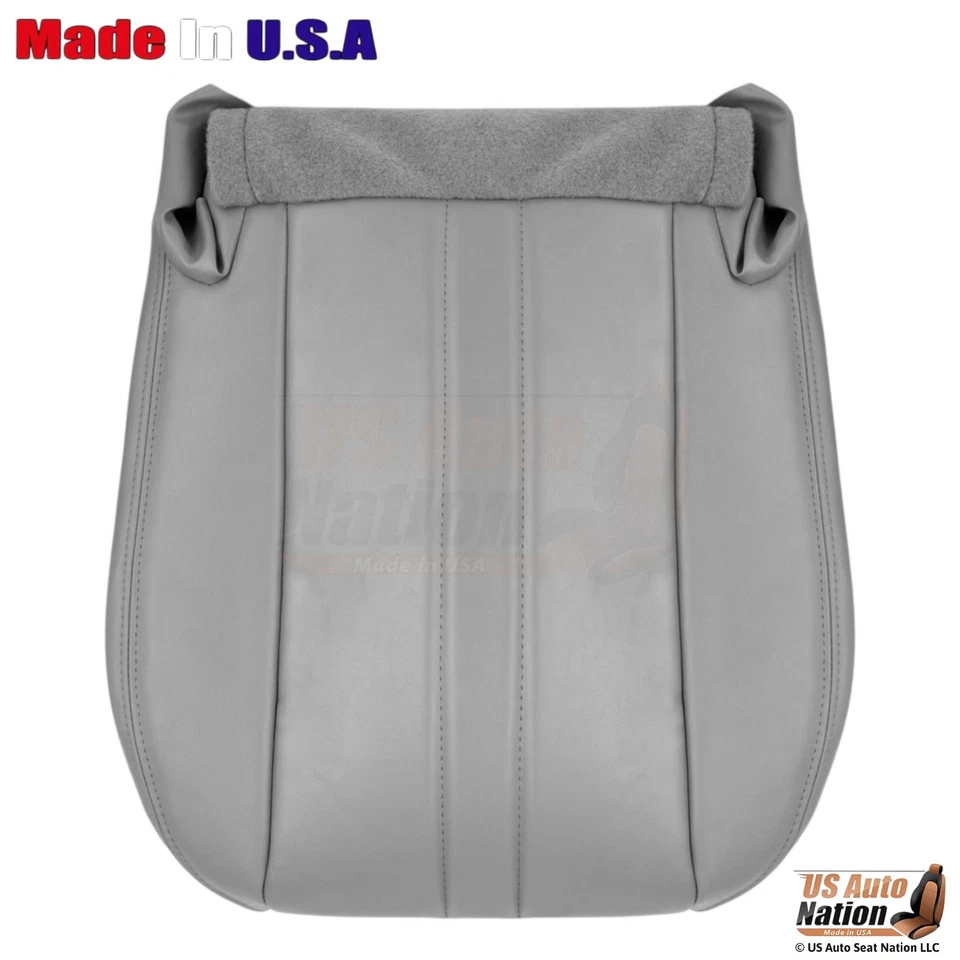 1996-2002 Capas de Assento Laterais Frontais de Couro para GMC Savana Cinza Estanho - Imagem 2 de 4