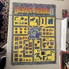 World of Dragon Warrior II (2) Map Poster Insert Video Game Nintendo NES Vintage