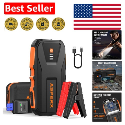 #ad Effortless Jump Start for Petrol amp; Diesel Engines: 3000A Portable Solution $116.99