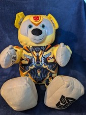 Build A Bear Bumblebee Jointed Transformer 16  Plushie
