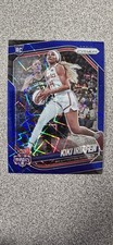2025 Panini Prizm WNBA #72 Kiki Iriafen Blue Velocity Prizm Mystics RC 