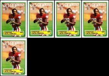 1983 Freddie Solomon (5) Card Lot - Running Low – Final Chance to Order Today!