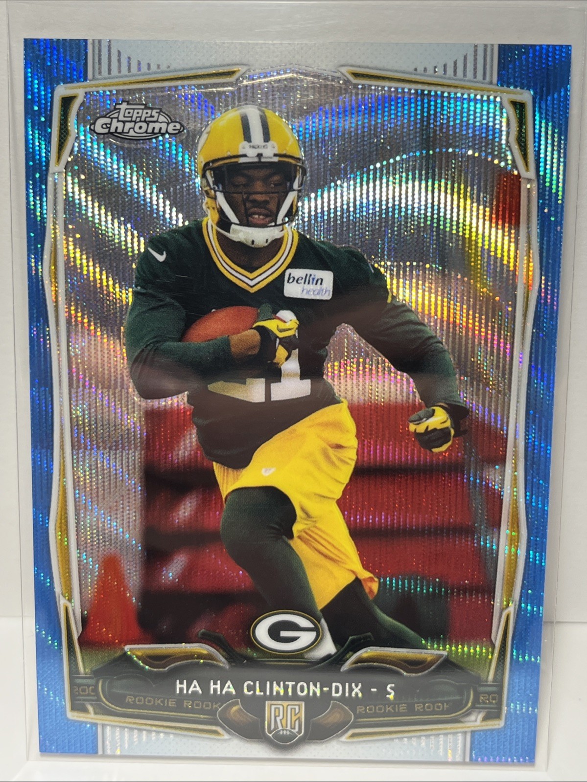 Ha Ha Clinton-Dix Topps Chrome #159 Blue Wave Refractor