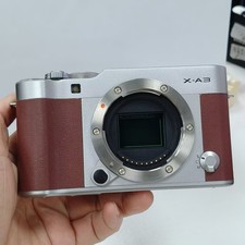 Fujifilm Fuji X-A3 24.2 MP Mirrorless Camera Brown Body Only -90 NEW