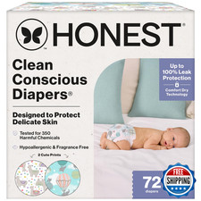 The Honest Company Clean Conscious Diapers For Delicate Skin Up To 100