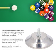 4 PCS Billiard Pool Table Leg Levelers 5 Inch Adjustable Heavy Duty Leveling