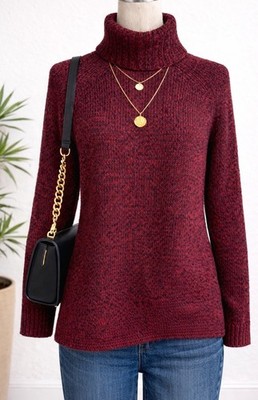Michael Kors Alpaca-Blend Oversized Cowl Neck Chunky Sweater Women s Size Large