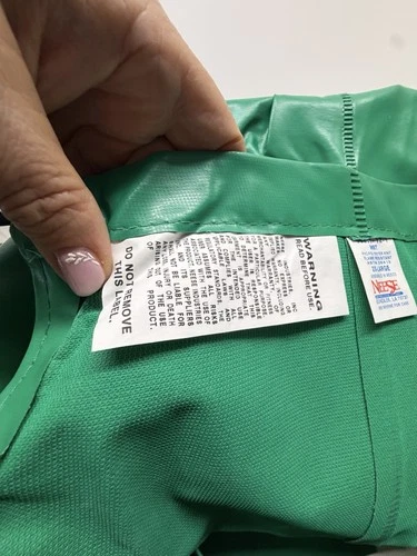Neese 96BT PVC Bib Overalls 2XL Green Rain Workwear New 96001-12-1 image 8