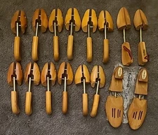 LOT 16 Vintage Cadillac Wood Shoe Tree Stretcher Inserts Women’s Small & others