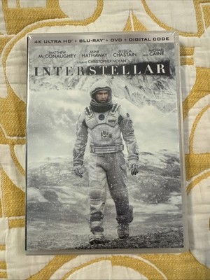 Interstellar (4K UHD + Blu-ray + DVD + Digital, 2014) BRAND NEW