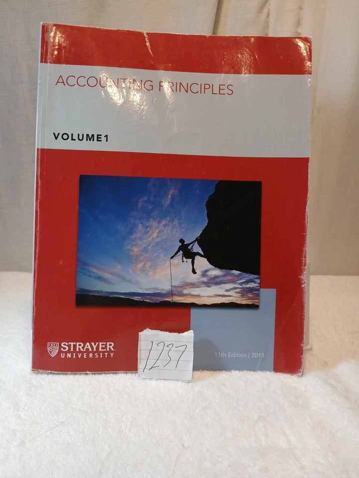 accounting principles text book Volume 1 Strayer Université 11 Edition 2013  - Image 2 of 4