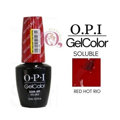 OPI GelColor Soak Off Soluble Gel Vintage Bottle A70 - Red Hot Rio