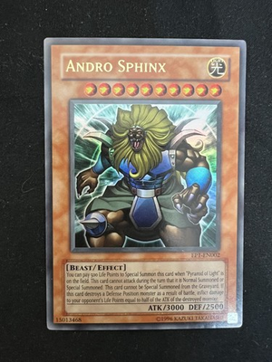 #ad Andro Sphinx EP1‑EN002 Ultra Rare Unlimited Yu‑Gi‑Oh LP $2.99