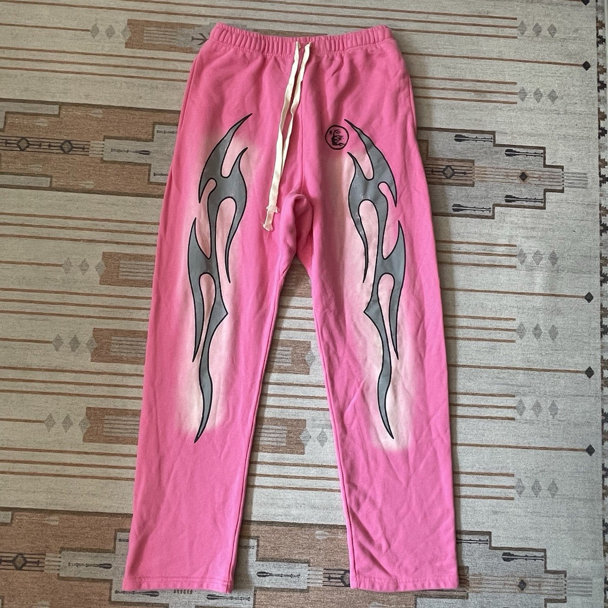 Hellstar Pink Flame Tribal Men's Sweatpants Size Medium | eBay