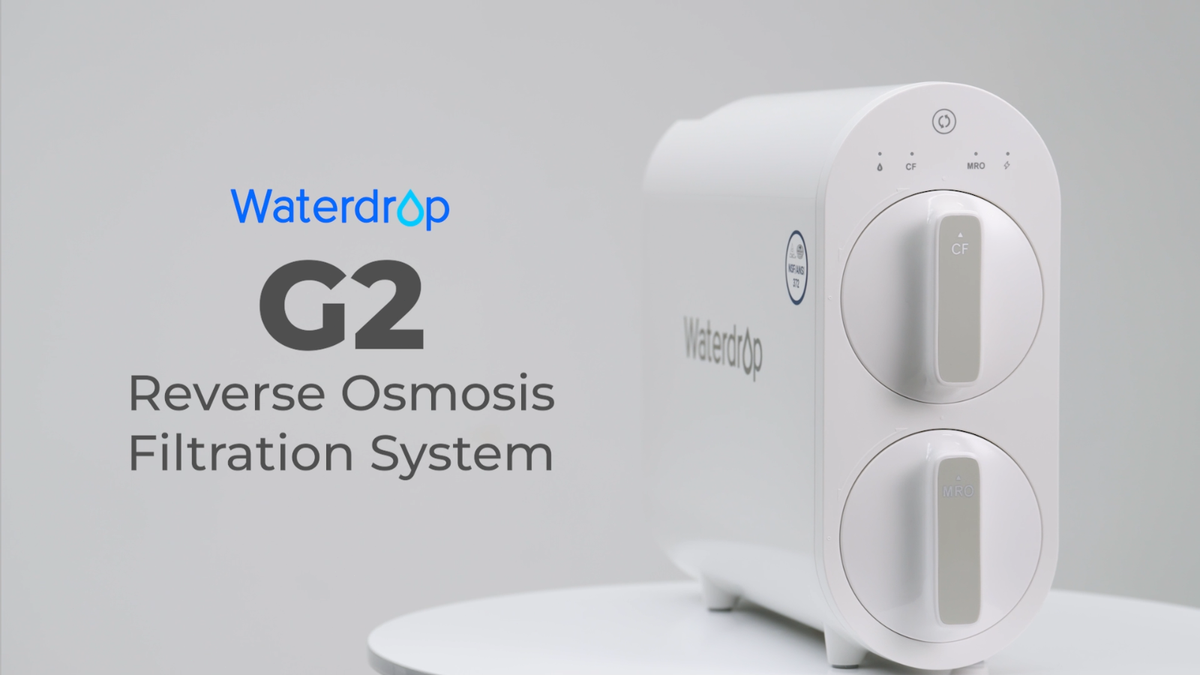 Waterdrop G2 Reverse Osmosis System, 7 Stage Tankless RO Water